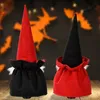 Decorações de Natal Coloras Ornamentos de Halloween Super Soft Faceless Faceless Olhe para o uso de tecido resistente a um brinquedo LED elétrico de tecido para HO