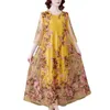 Casual Dresses Summer Embroidery Floral Natural Silk Light Midi Dress Women Korean Fashion Beach Elegant Size 5XLCasual