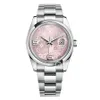 Högkvalitativ asiatisk klocka 2813 Sport Automatiska damer Watchs 36mm Silver Mönster Dial Fashion Luxury Wrist Watch 116200 Foldover Clasp Watches