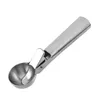 Ice Cream Scoops Stacks Stainless Steel Digger NonStick Fruit Ball Maker Watermelon Spoon Tool 220531