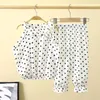 Roupas de roupas de moda fossa infantil de bebê conjunto para meninas verão casual