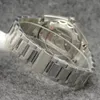 42 mm herenpolshorloge automatisch mechanisch zilveren wijzerplaat roestvrijstalen band hardlex glas sport mannelijk polshorloge vouwgesp waterdicht