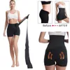 Femmes Gym Vêtements post-partum ventre minceur bande dames corps shaper ceinture bout à bout pantalon taille haute sweat shorts envelopper ventre bellt