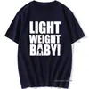 Light Weight Baby Letters Tryckt T Shirts Men Cotton Short Sleeve Mens Tshirt Casual O Neck Fitness Tops Tees 220523