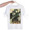 Men's T-Shirts Seraph Of The End Anime Hiiragi Shinoa Graphic T-shirt For Men Short Sleeve Tops T Shirt Male White Women TeesMen's