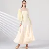 Robe de danse moderne et sexy pour femmes, tenue de scène, norme nationale, robes de salle de bal, Costumes de spectacle de valse, My872stage