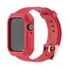 Apple Watch Bands 44mm 42mm 40mm 38mm Solid Color TPUシリコンリストバンドIWATCH 6 5 4 3 SEウォッチバンドブレスレットアクセサリー