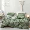 Silk Man Textile Home Three Piece Set Hot Selling Washed Pure Cotton Bedding