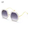 Sonnenbrille übergroß für Frauen Luxus glänzende Diamant Sonnenbrille Kristall Men39s Schatten UV400 Brillenhipster notwendigsunglasse9834570