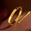 Классические дизайнерские браслеты Lover Браслеты с винтами Дизайнерские украшения Роскошные украшения Женский свадебный браслет Платиновый браслет из розового золота для женщин B6035417 21621802 3