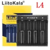 Originele liitokala lii-l4 li-l2 batterijlader voor 3.7V 1.2V oplaadbare 18650 18500 18650 26650 21700 batterijen 4 slots