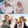 Summer Children Cute Acrylic Flower Outdoor Sun Protection Sunglasses Baby Girls Classic Kids Boy UV400 220705