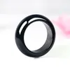 Natural Dark Jade Ring Dames en Black Jadeite Gifts Fine edelsteen sieraden Ringen Fabrieksprijs Goede kwaliteit