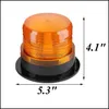 Traffic Light Avertissement Flash Beacon Indication d'urgence lampe LED lampe de sécurité du trafic de traquage