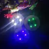 Mats Pads 5 uds Mini pegatinas de luz de botella LED brillantes posavasos luminiscentes impermeables Festival Night Club Bar decoración de fiesta 170B8310429