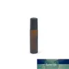 3pcs 10ml Roll-On Thick Glass Vial Amber Glass Roller Bottle Empty Perfume Essential Oil Test Bottle