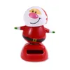 Juldekorationer tema Solenergi Dancing Santa Claus Swinging Bobble Novel Toys bildekor Toy Kids Gift C0915