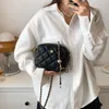 Shoulder Bags Small Bag Women's 2022 Summer Trendy Exquisite Design Messenger Rhombus Chain Fashion Square BagShoulder