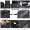 Dog Car Seat Cover Back Mat Cushion Waterproof carriers Hammock Protector With Nonslip Backing Zipper Pocket For Pets Travel 220510