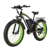 EU-Lager 26 Zoll 840Wh Elektrofahrrad Hydraulische Bremse1000W Leistungsstarkes elektrisches Mountainbike für Erwachsene 50 km/h 17,5 Ah Batterie Ebike Fat Tire E-Bike 21 Geschwindigkeit