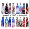 Free Custom Stainless Steel Bottle For Water Thermos Vacuum Insulated Cup DoubleWall Travel Drinkware Sports Flask 220704