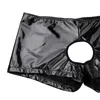 Underbyxor herr underkläder latex hål trosor gay patent läder boxer shorts sissy sexig crotchless erotiska underkläder