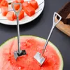Spadskedar rostfritt stål teskedar kreativt kaffesked för glass dessert skopa bordsartiklar
