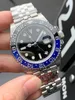 CLEAN factory Pepsi Watch diameter 40 mm with 3186 movement solid axis stereoscopic needle sapphire crystal glass mirror 904L steel case watchband IC68