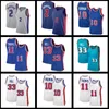 Cunningham 2 Cade Detroits Piston Basketball Jerseys Hill 33 Grant Rodman 10 Dennis Thomas 11 Isiah 1998 1999 Jersey