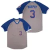 Mens Vintage Dale Murphy # 3 Baseball Jerseys 1974 Retro Stitched Jersey Atlanta Blue Red Mesh Shirts