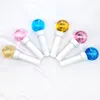 Multi-Functional Beauty Equipment Skin Care Cold Massage Roller Ball Glass Freeze Facial Glitter Rotation Ice Globes For Face