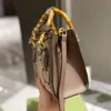 BambooTotes Çanta mini Tote Lüks Tasarımcı Marka Moda Omuz Çantaları Kaliteli Kadın Zincirleri Telefon Çanta Cüzdan Çapraz vücut Metalik