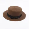 Bordeos anchos sombreros Fedora para mujeres para niños para niños niñas para niños sombrero de paja