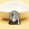 CLAGE DE METAL DO FACE METAL Sally Face Game Cartoon Personagem Broche Decoração de Camisa Pin Fivela Anime Acessórios7150249