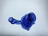 blauwe recycler smoking Pipe dab rig hookah prachtig ontworpen 14mm joint welkom om prijsconcessie te bestellen