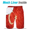 Мужские шорты Турция Кантри Флаг Винтажный мужской летний летние свободно дышащие повседневные пляжные пляжники