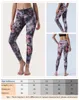 LU Leggings a vita alta per costumi da donna - Pantaloni da yoga morbidi e burrosi per il controllo della pancia per l'allenamento e la corsa