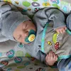 Куклы 19 дюймов Reborn Girl Baby Doll Силиконовые куклы для малышей всего тела Игрушка для сна EyeClosed Doll Подарочная игрушка для детей Подарки 220826