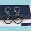 Key Rings Wedding Gifts 3D Car Keyring Sier Plated Cool Chain Ring Hjewelry Drop Delivery Jewelry Dh4Tl