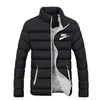 2023 남자 패션 브랜드 로고 다운 파카 따뜻한 두꺼운 양육자 재킷 코트 검은 회색 수컷 캐주얼 한 외투 열 겨울 남성