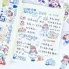 Emballage cadeau Kawaii INS Magic Girls Special Oil Washi Tapes Journal Masking Tape Adhésif DIY Scrapbooking StickerGift