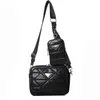 Designer Womens Handbag erbjuder skåp till 80% rabatt på modebrett rem en axel fritid ryggsäck flip textur rombisk gitterväska