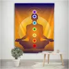 Tapeçarias Índia Sete Estrelas Chakra Tapeçaria Buda Yoga Meditação Hippie Parede Mandala Decoração Jampu Feitiçaria TapeçariaTapeçarias