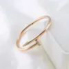 High Quality Designer Nail Bangle Bracelet For Women and Men Gold Silver Stainless Steel Bracelet Jewelry Size 16 19179i7748199