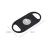 Portable Cigar Cutter Plastic Blade Pocket Cutters Round Tip Knife Scissors Manual Stainless Steel Cigars Tools 9x3.9CM FY5319