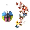 3D Butterfly Sticker Decor Fridge Magnet Styles Pin Style Wall Window Curtain Balcone Camera dei bambini Farfalle Decorazione