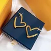 Luxury Classic Designer 18K Gold Letter Necklace Armband Earring Set Jewelry Fashion Märke Koppar Material Pararmband Weddi9815570