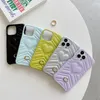 Designers Cell Phone Cases for 13/12/11 13/12/11pro 13/12/11promax Leather Iphone Fashion Heart Love Back Cover Case