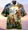 Mäns avslappnade skjortor amerikanska historiska figurer mäns skjorta hawaii kort ärm överdimensionerade toppar europa storlek 5xl 3d strand sommarlovet va