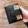 Designers de suporte para cartas Bolsas de moeda Mulheres Luxuris carteiras de couro genuíno Carteira quadrada de alta qualidade bolsas de bolsa simples ovelha p4505286